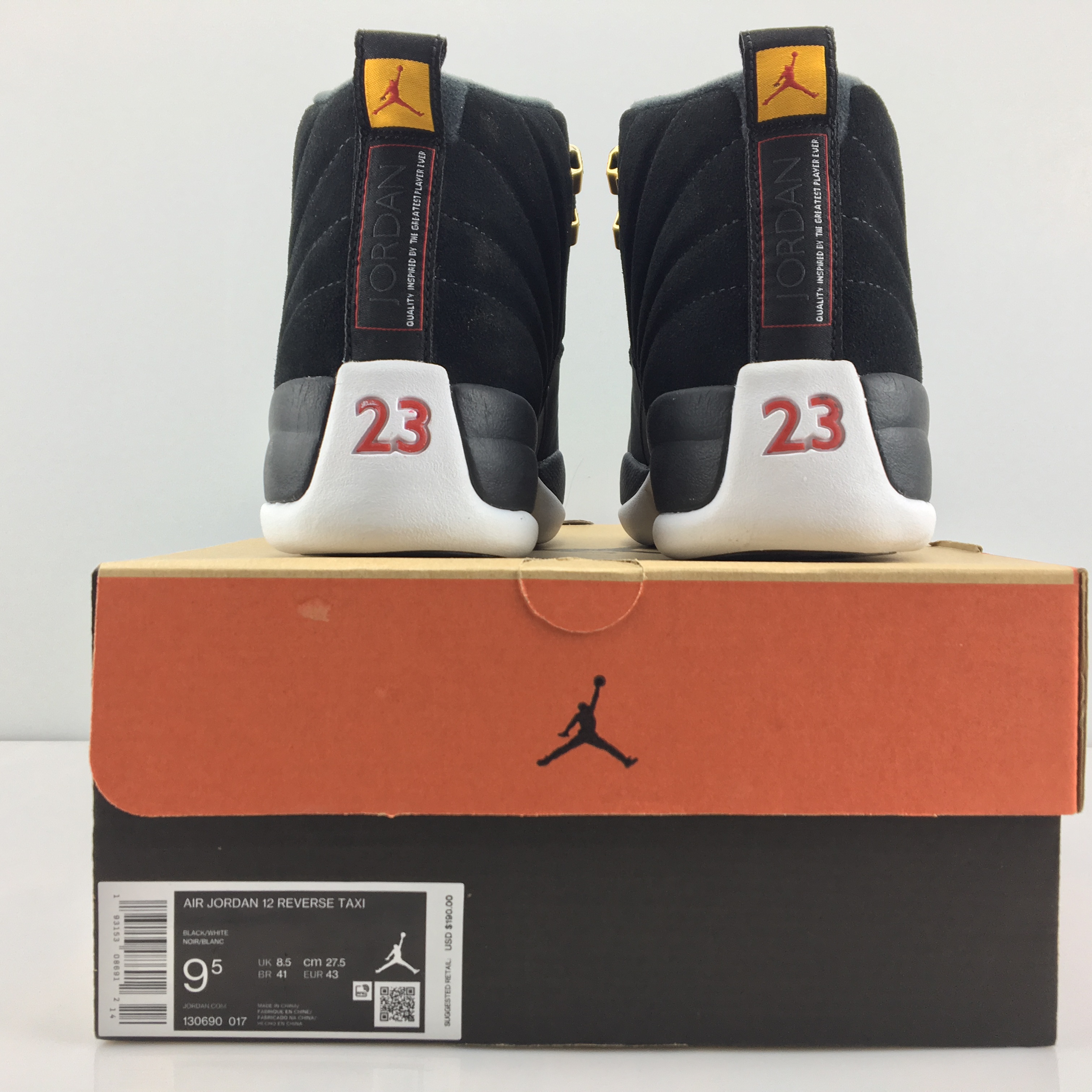 AIR  JORDAN 12“REVERSE TAXI” 130690-017