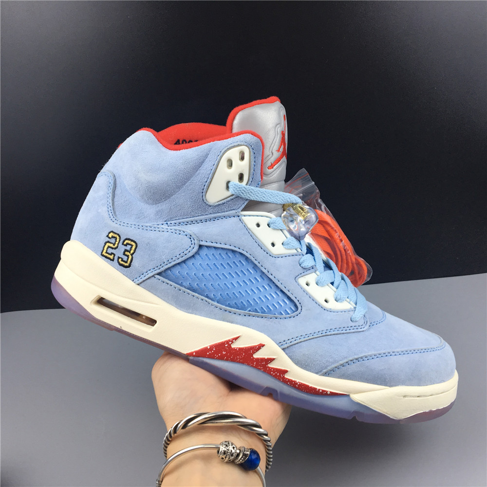 TROPHY  ROOM  X AIR JORDAN 5 “ICE BLU CI1899-400