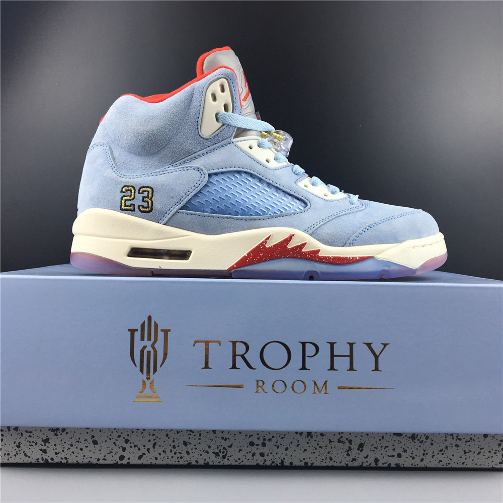 TROPHY  ROOM  X AIR JORDAN 5 “ICE BLU CI1899-400