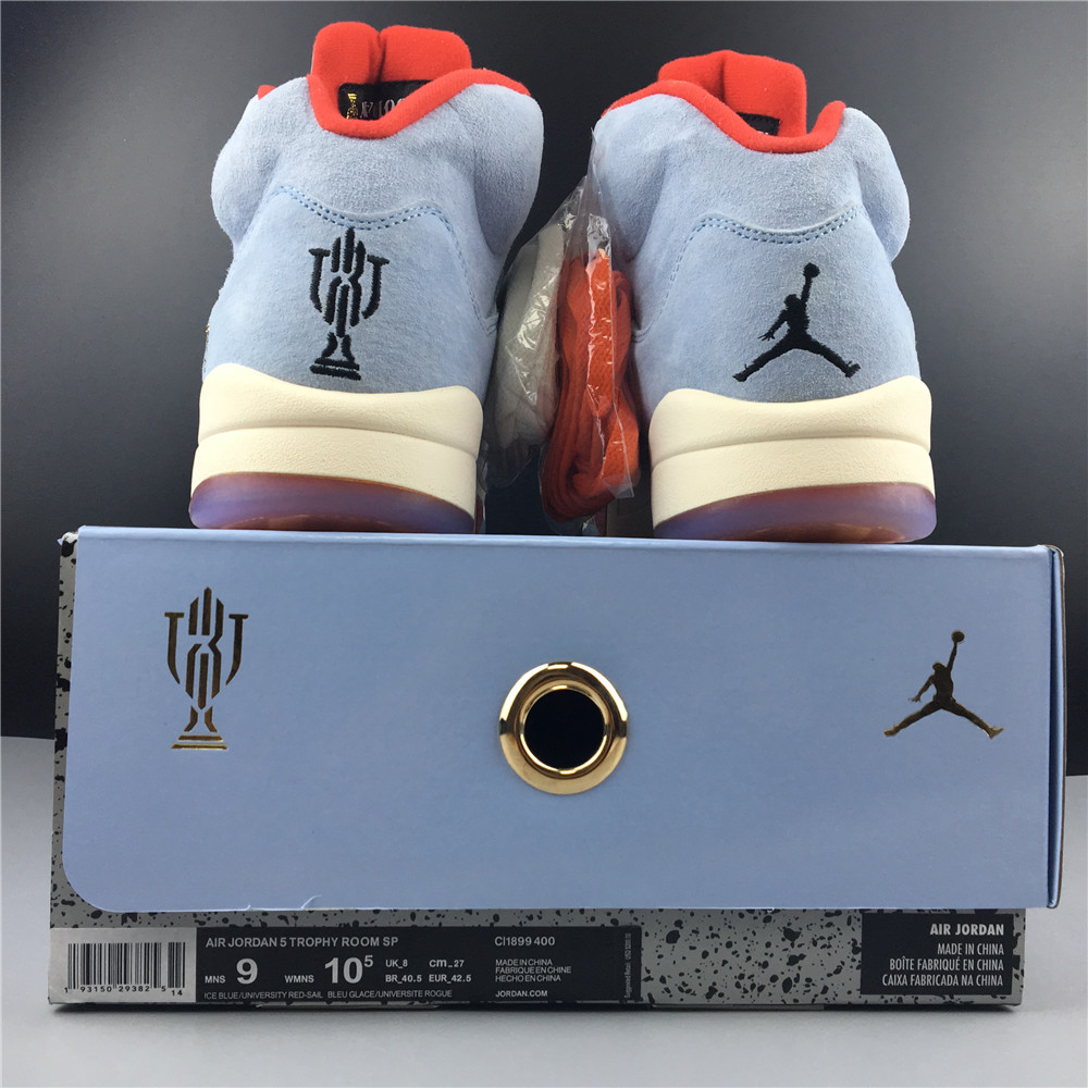 TROPHY  ROOM  X AIR JORDAN 5 “ICE BLU CI1899-400