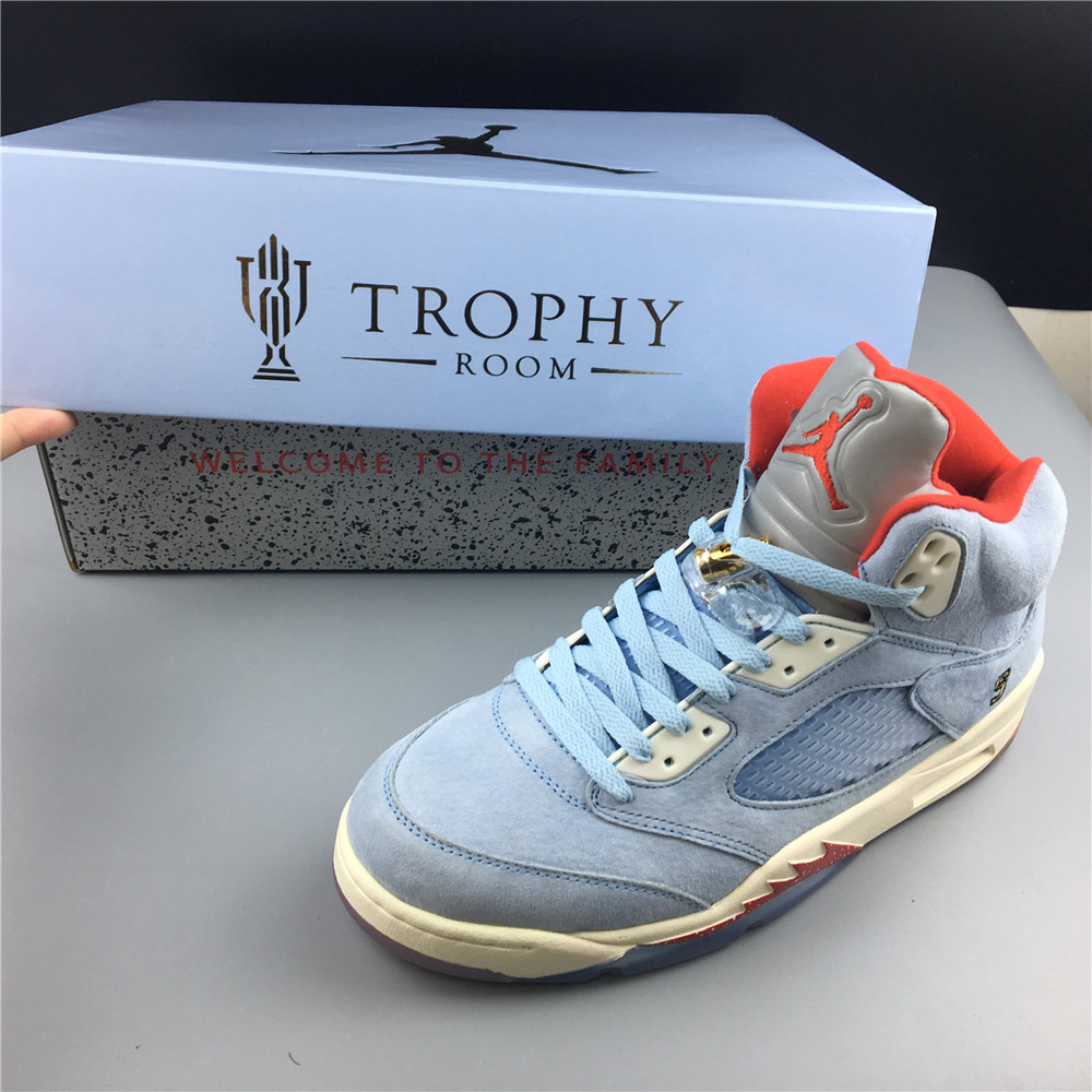 TROPHY  ROOM  X AIR JORDAN 5 “ICE BLU CI1899-400