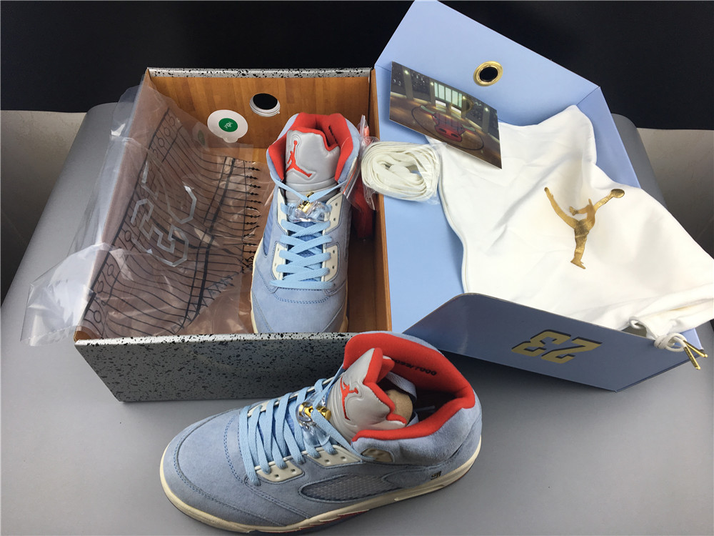 TROPHY  ROOM  X AIR JORDAN 5 “ICE BLU CI1899-400