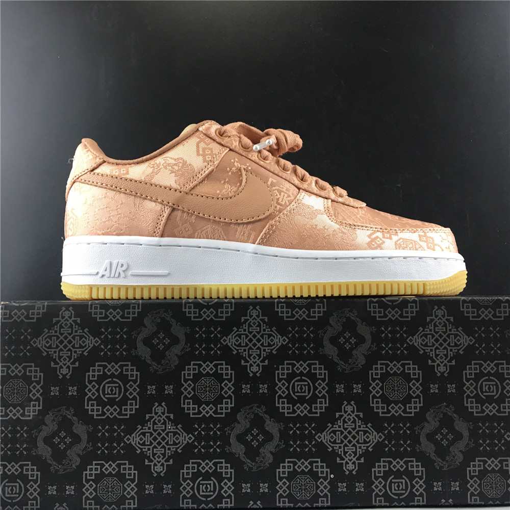 CLOT x Nike Air Force 1 Low Rose Gold