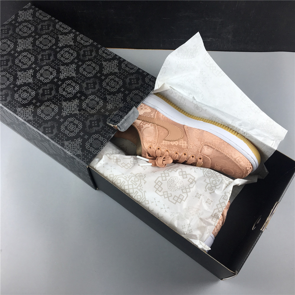 CLOT x Nike Air Force 1 Low Rose Gold