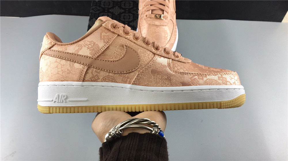 CLOT x Nike Air Force 1 Low Rose Gold