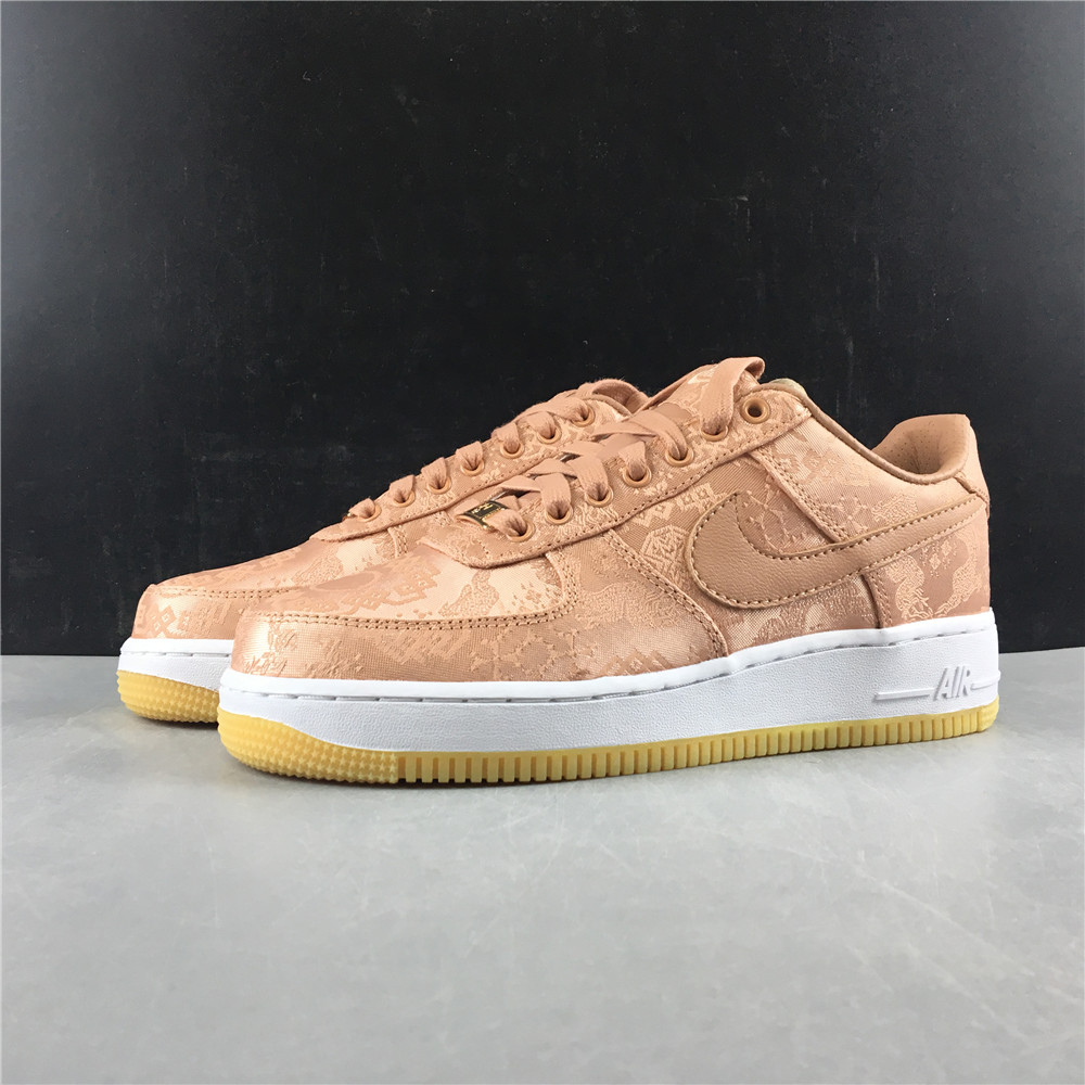 CLOT x Nike Air Force 1 Low Rose Gold