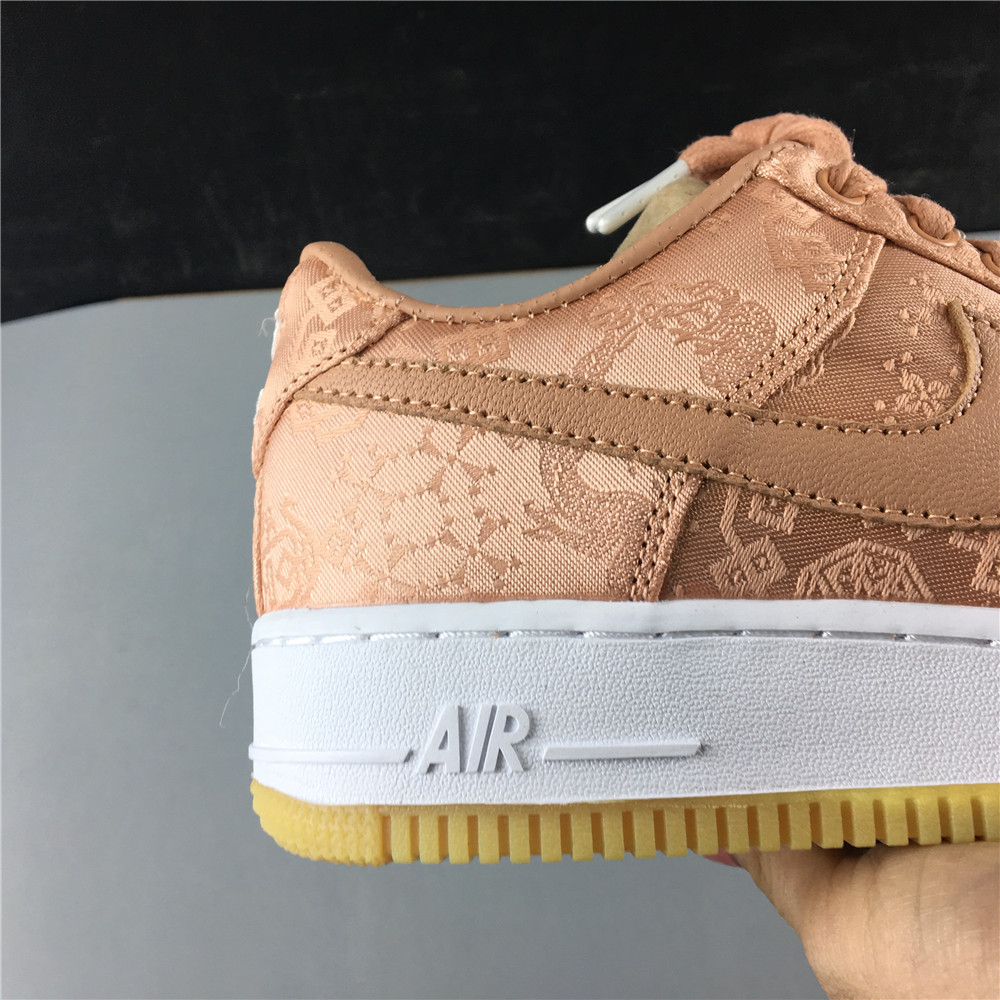 CLOT x Nike Air Force 1 Low Rose Gold