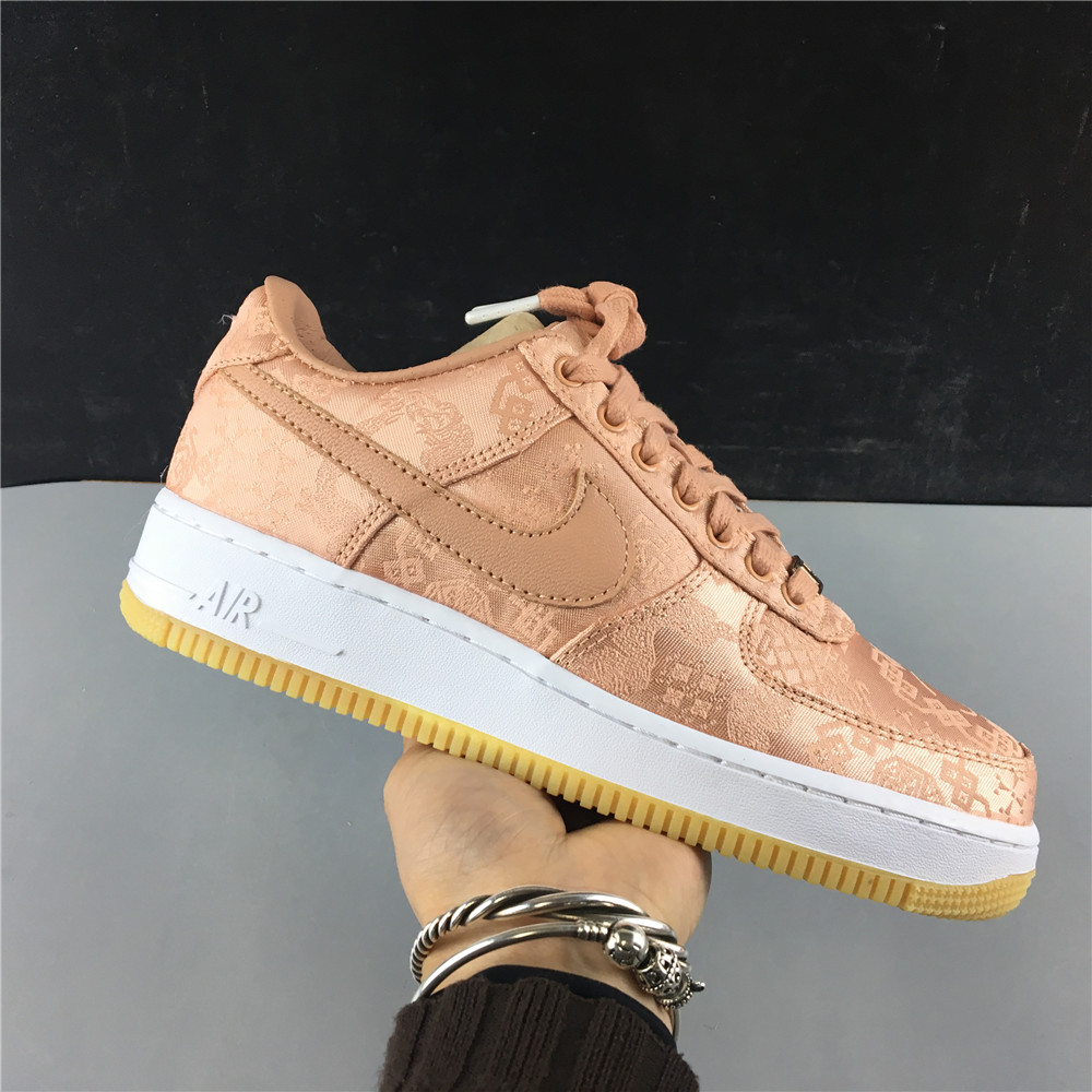 CLOT x Nike Air Force 1 Low Rose Gold
