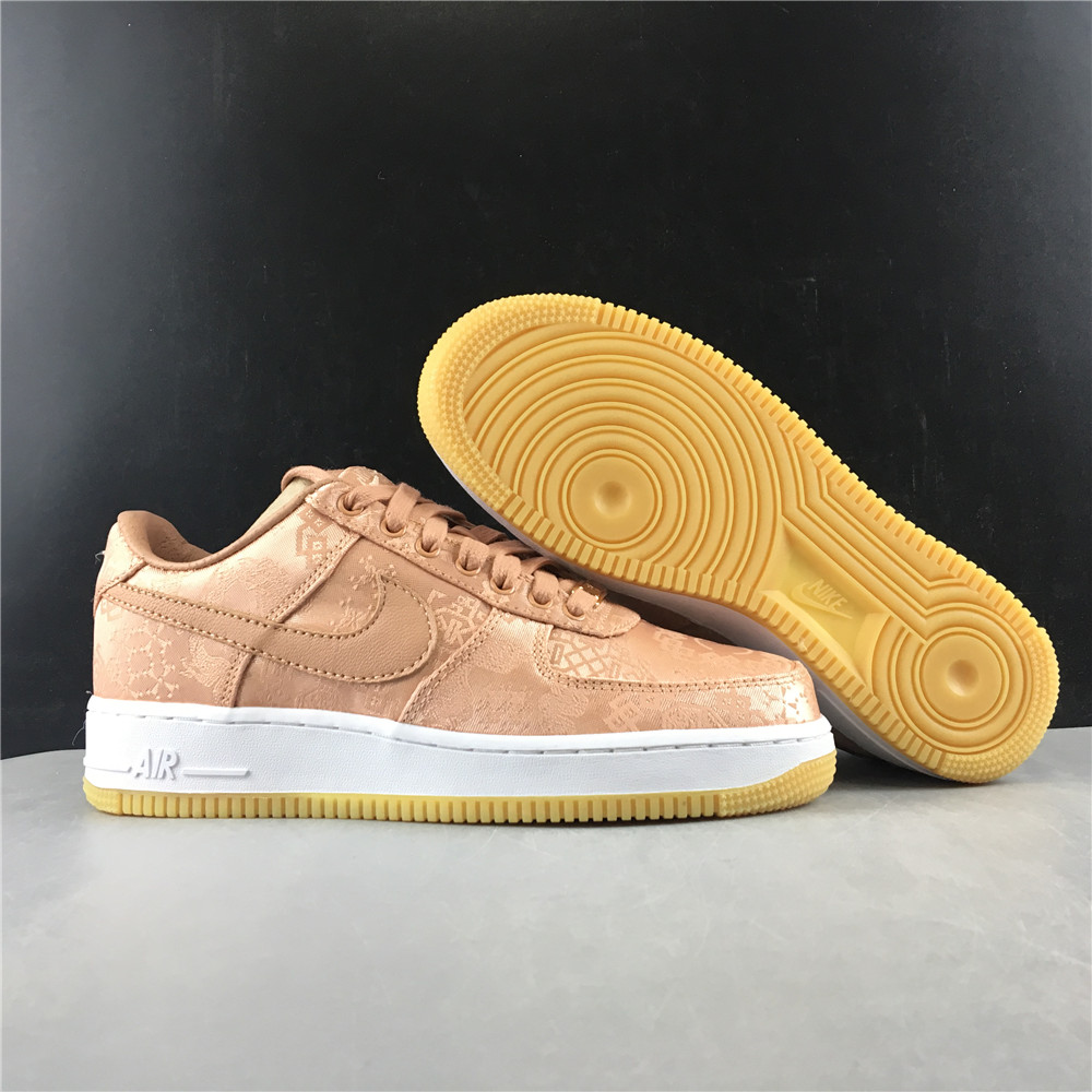 CLOT x Nike Air Force 1 Low Rose Gold