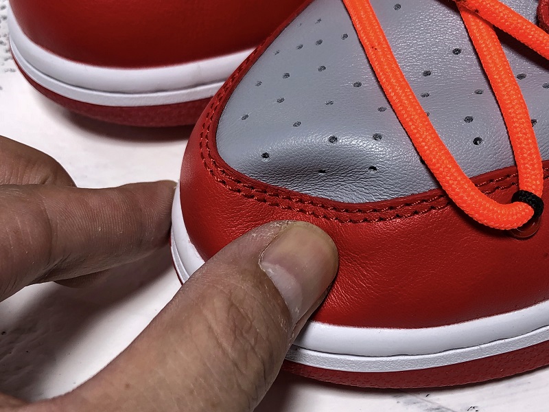 Off-White x Nike Dunk Low CT0856-600 Grayish red