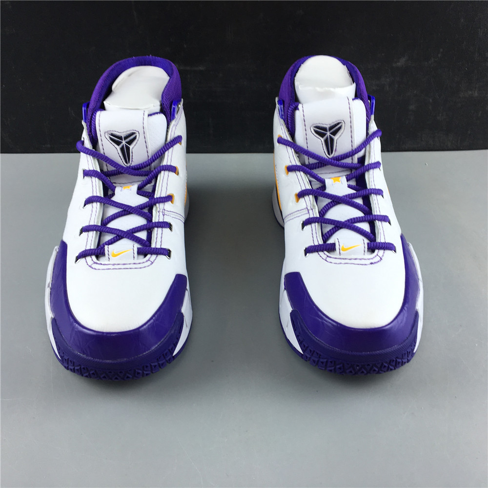UndefeatedxNike Kobe 1 PROTRO   AQ2728-101  WHITE VARSITY PURPLE