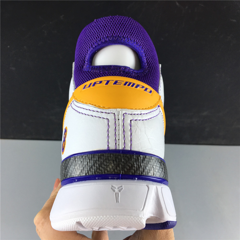 UndefeatedxNike Kobe 1 PROTRO   AQ2728-101  WHITE VARSITY PURPLE
