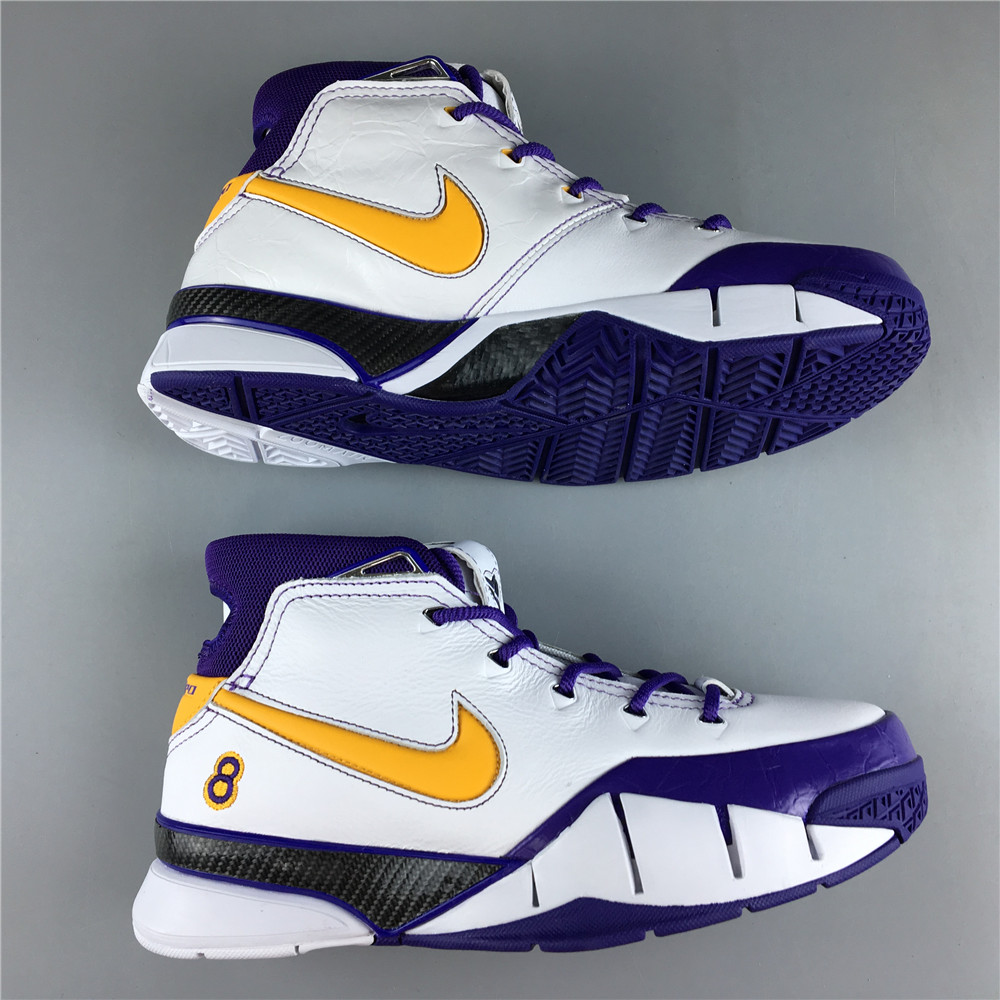 UndefeatedxNike Kobe 1 PROTRO   AQ2728-101  WHITE VARSITY PURPLE