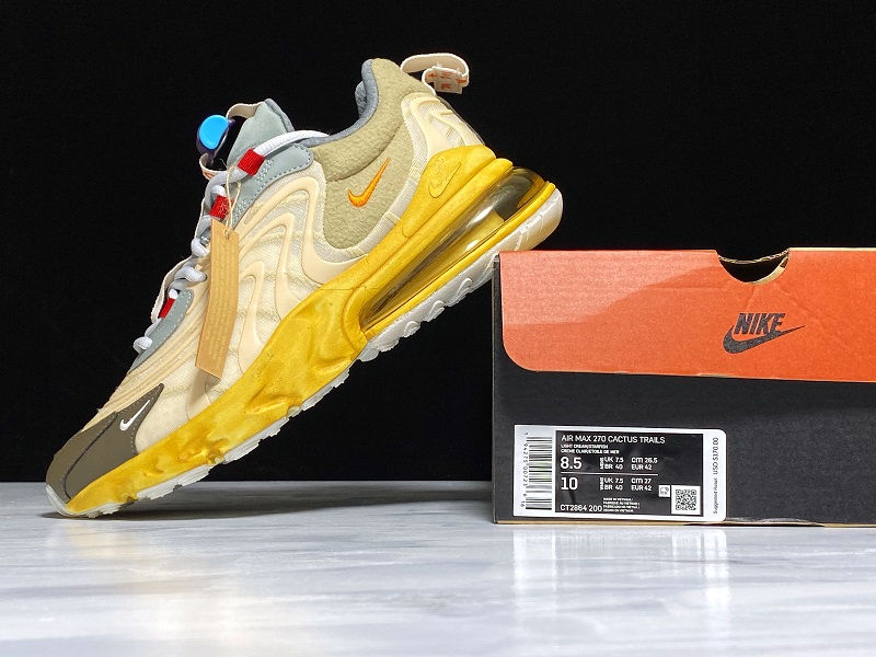 Travis Scott x Nike Air Max 270 React  CT2864-200