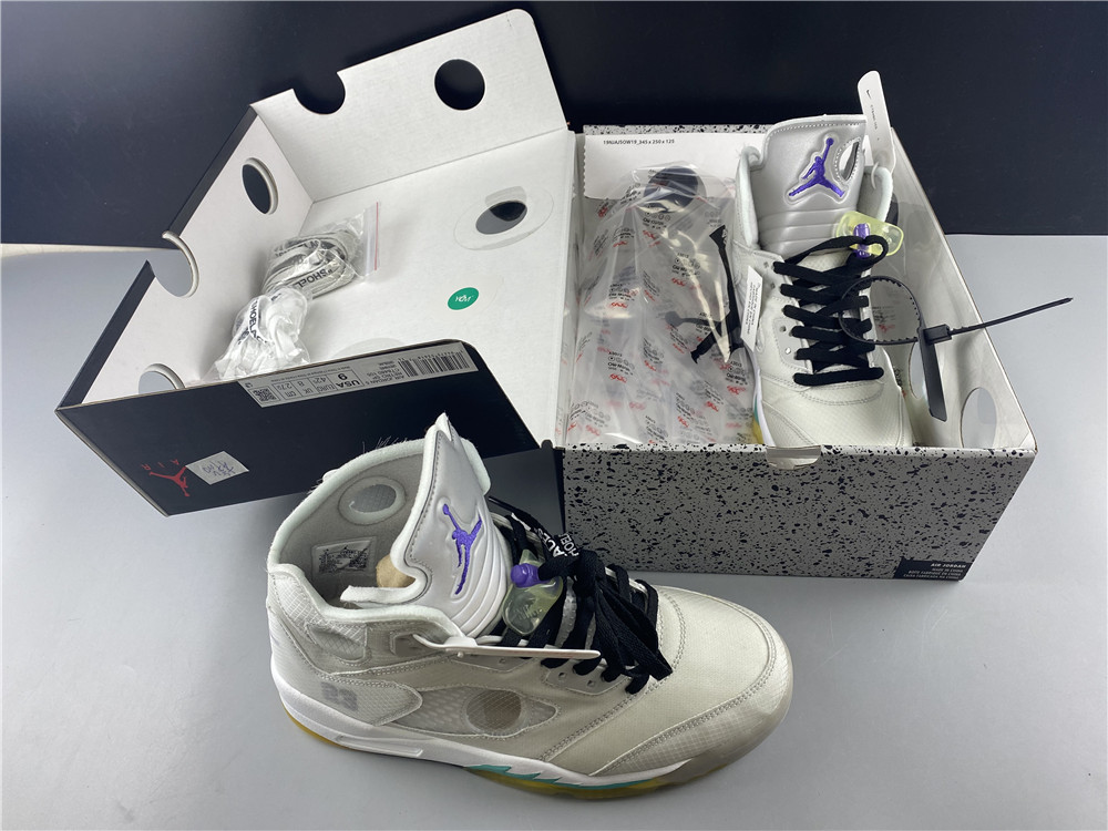 Air​ Jordan 5 x​off white AJ5 ow 3M  CT8480-105