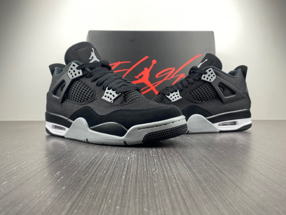 Jordan 4 Retro SE Black Canvas