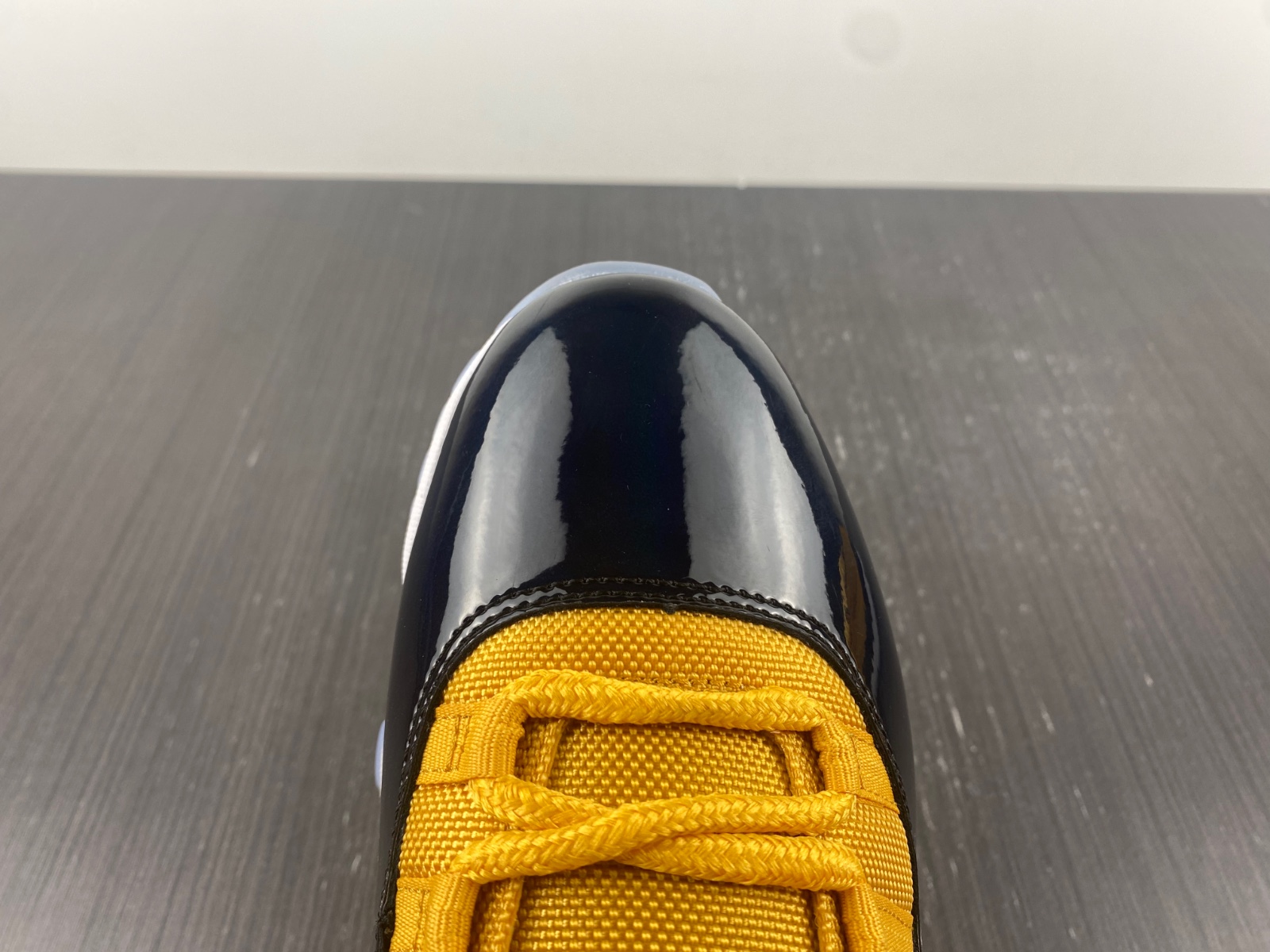 Air Jordan 11 Dark Blue and Yellow