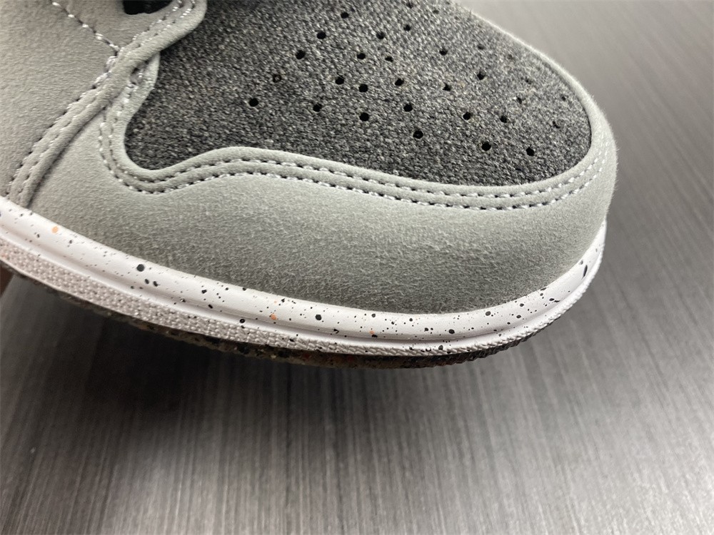 Jordan 1 Low Crater Black Grey