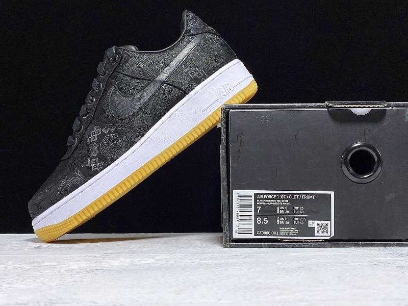 CLOT x Fragment Design x Nike Air Force 1 CZ3986-001