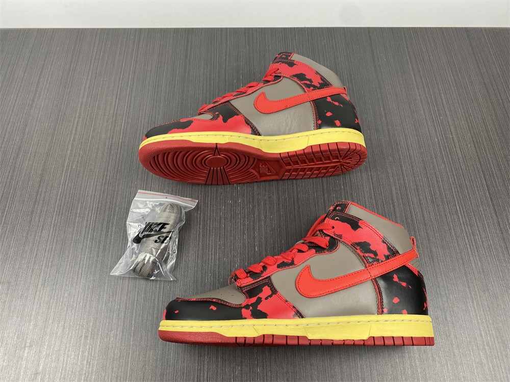 Nike Dunk High 1985 Red Acid Wash