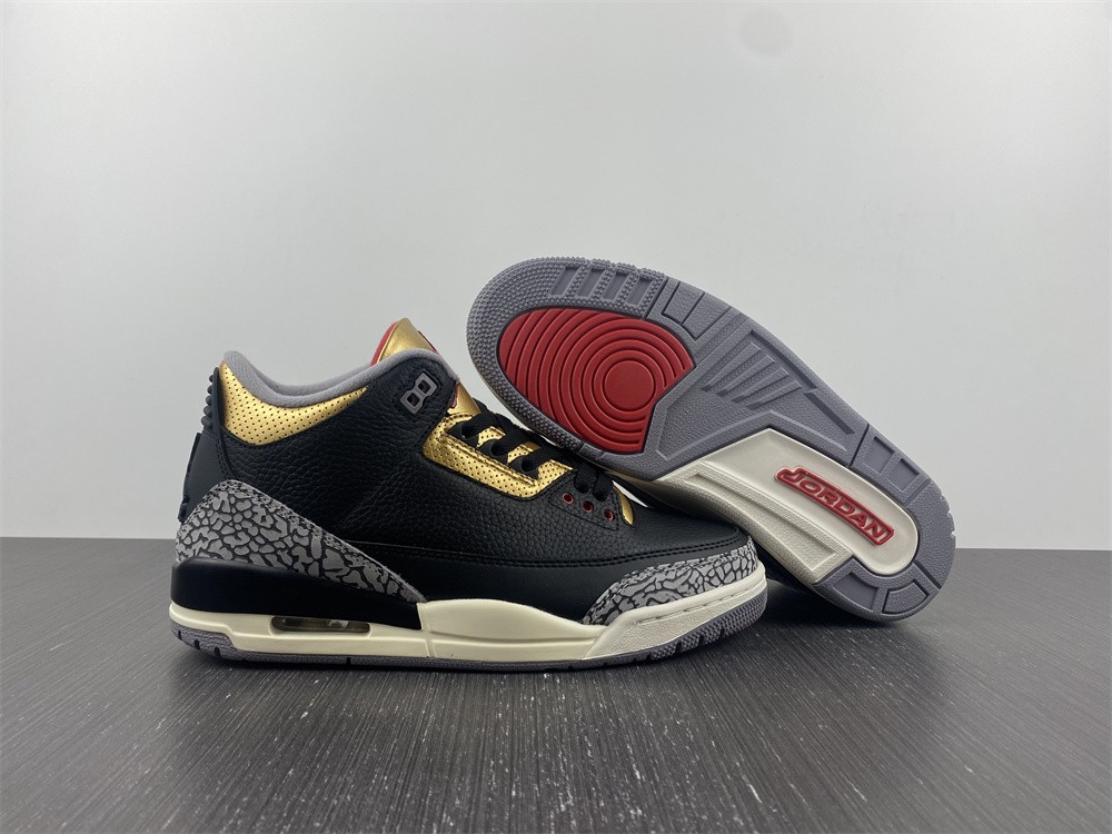 Air Jordan 3 WMNS Black Gold