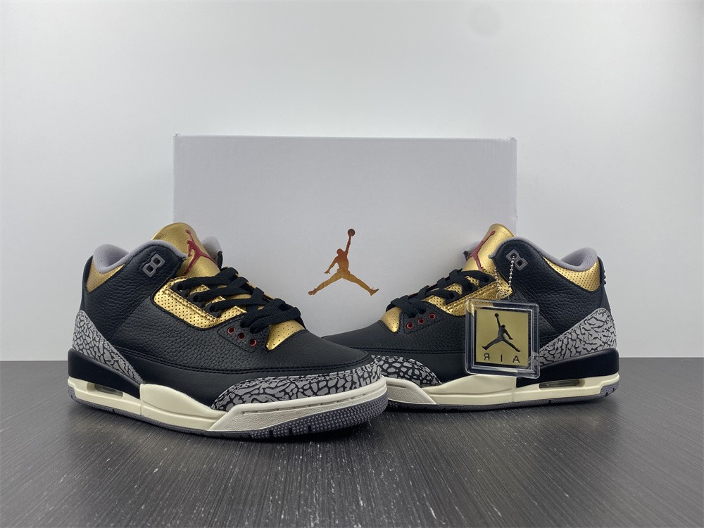 Air Jordan 3 WMNS Black Gold