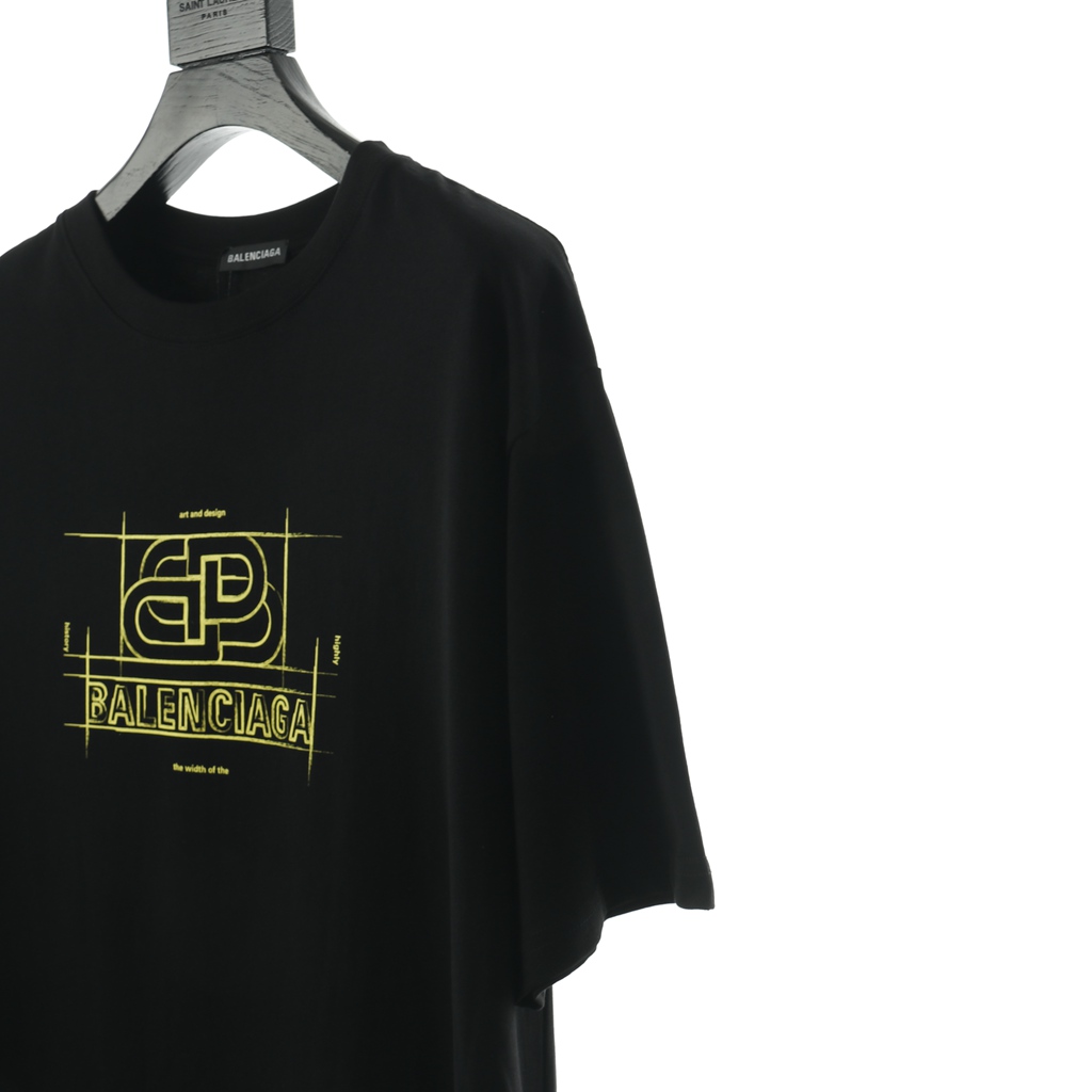 Ba*len*cia*ga blcg 20fw crew limited short-sleeved shirt