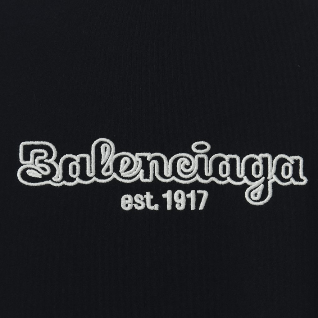 Ba*len*cia*ga blcg 20ss short-sleeved t-shirt with logo on chest (envelope packaging