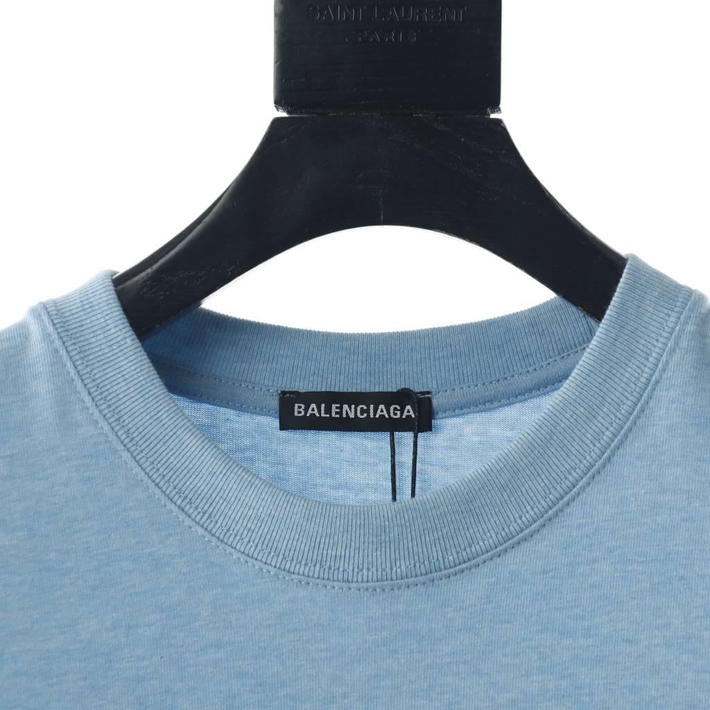 Ba*len*cia*ga blcg 20ss ice blue coke short sleeve