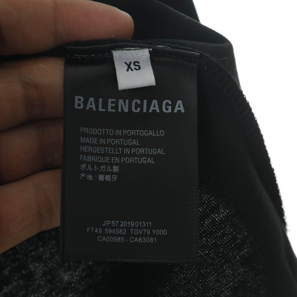 Ba*len*cia*ga blcg love ring round neck short sleeve t-shirt