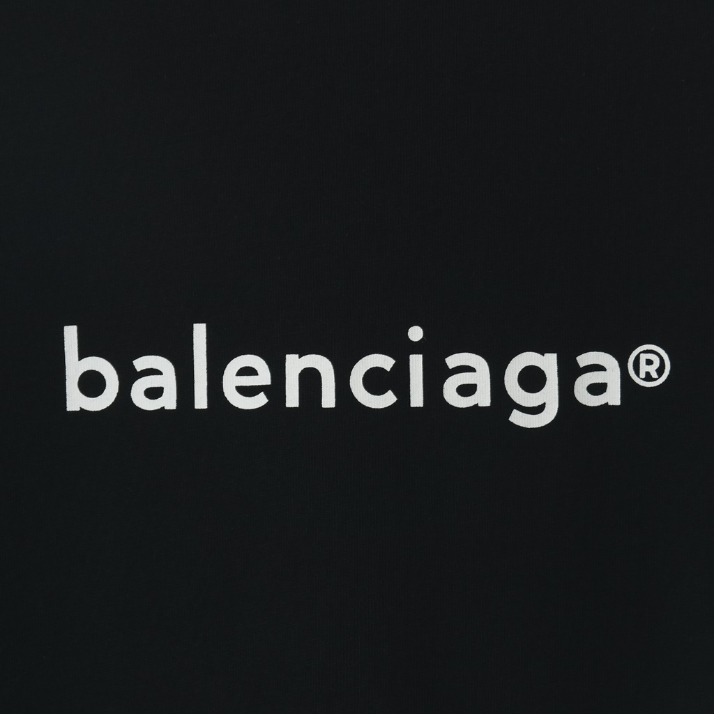 Ba*len*cia*ga blcg 21fw letter r logo printed short sleeve