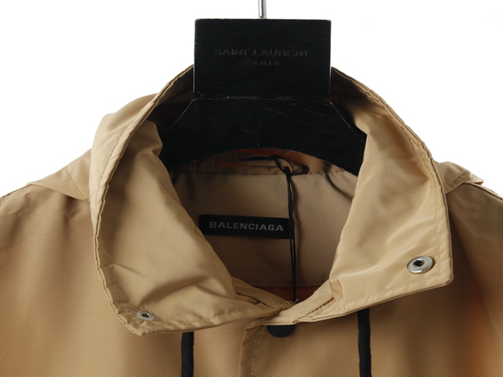 BLCG Logo Back Trench Coat
