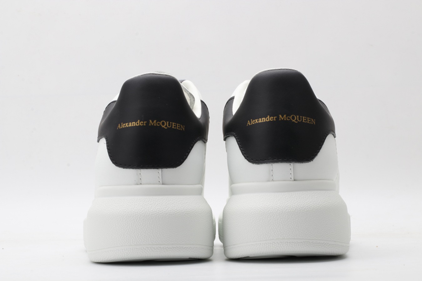 AMQ oversized sneakers with black heel