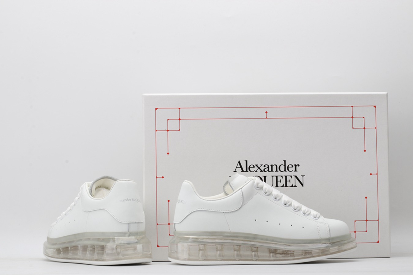 AMQ white sneakers