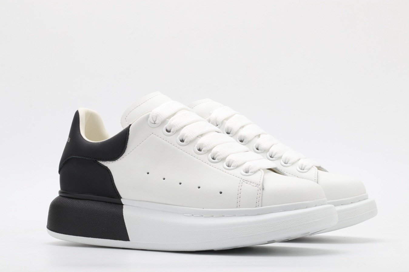 AMQ oversized sneakers with black heel