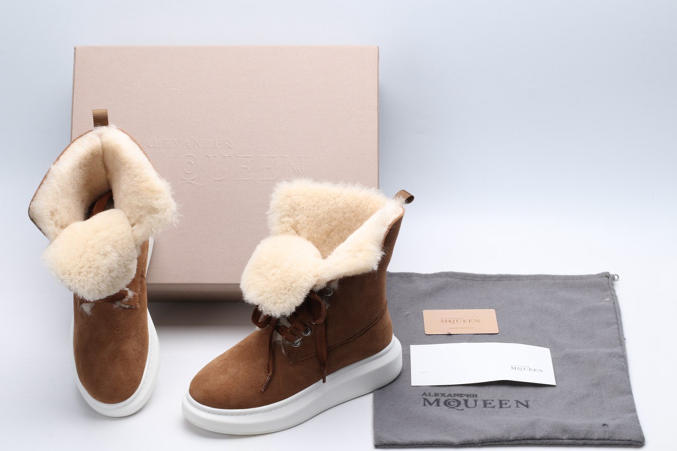 AMQ winter boots brown
