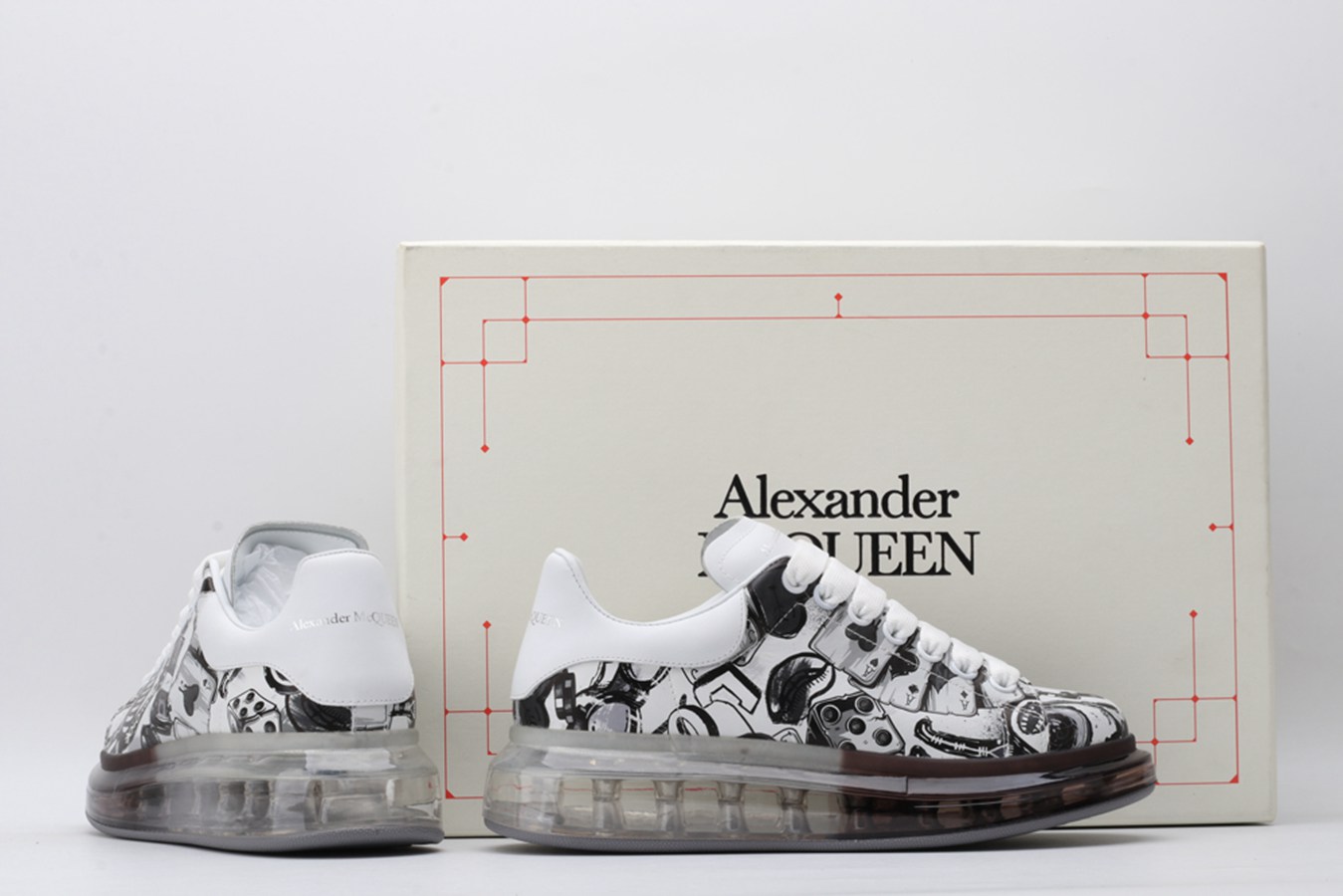 AMQ Leather Sneakers