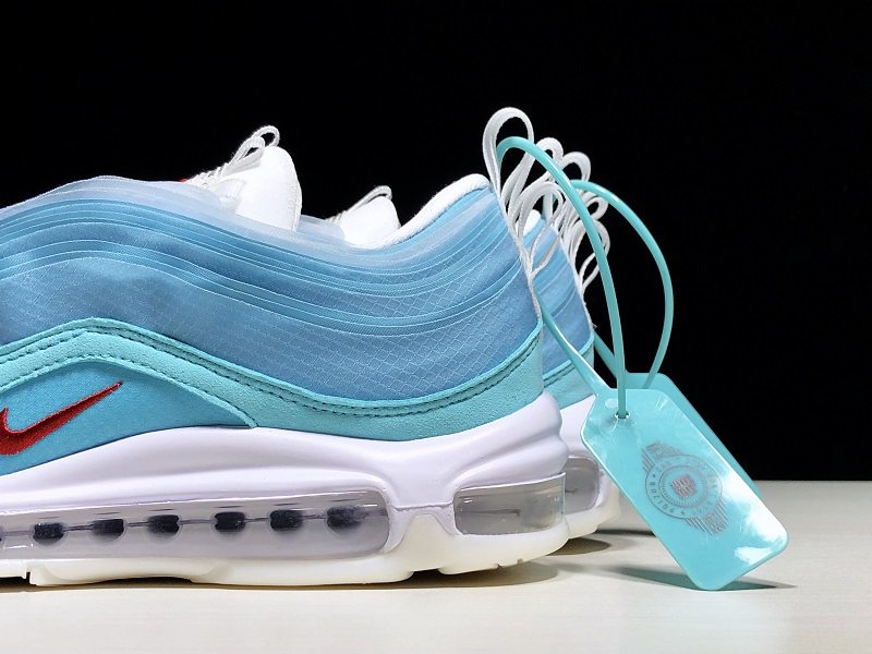 Nike Air Max 97 Ice Blue/Red "On Air - Shanghai Kaleidoscope"