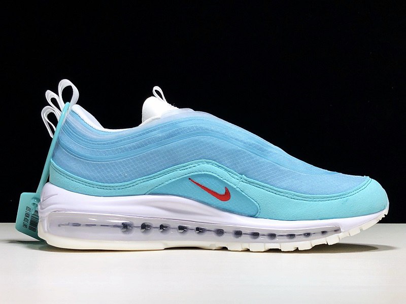 Nike Air Max 97 Ice Blue/Red "On Air - Shanghai Kaleidoscope"
