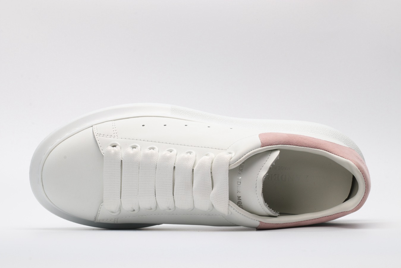 AMQ OVERSIZED SNEAKER with rose heel