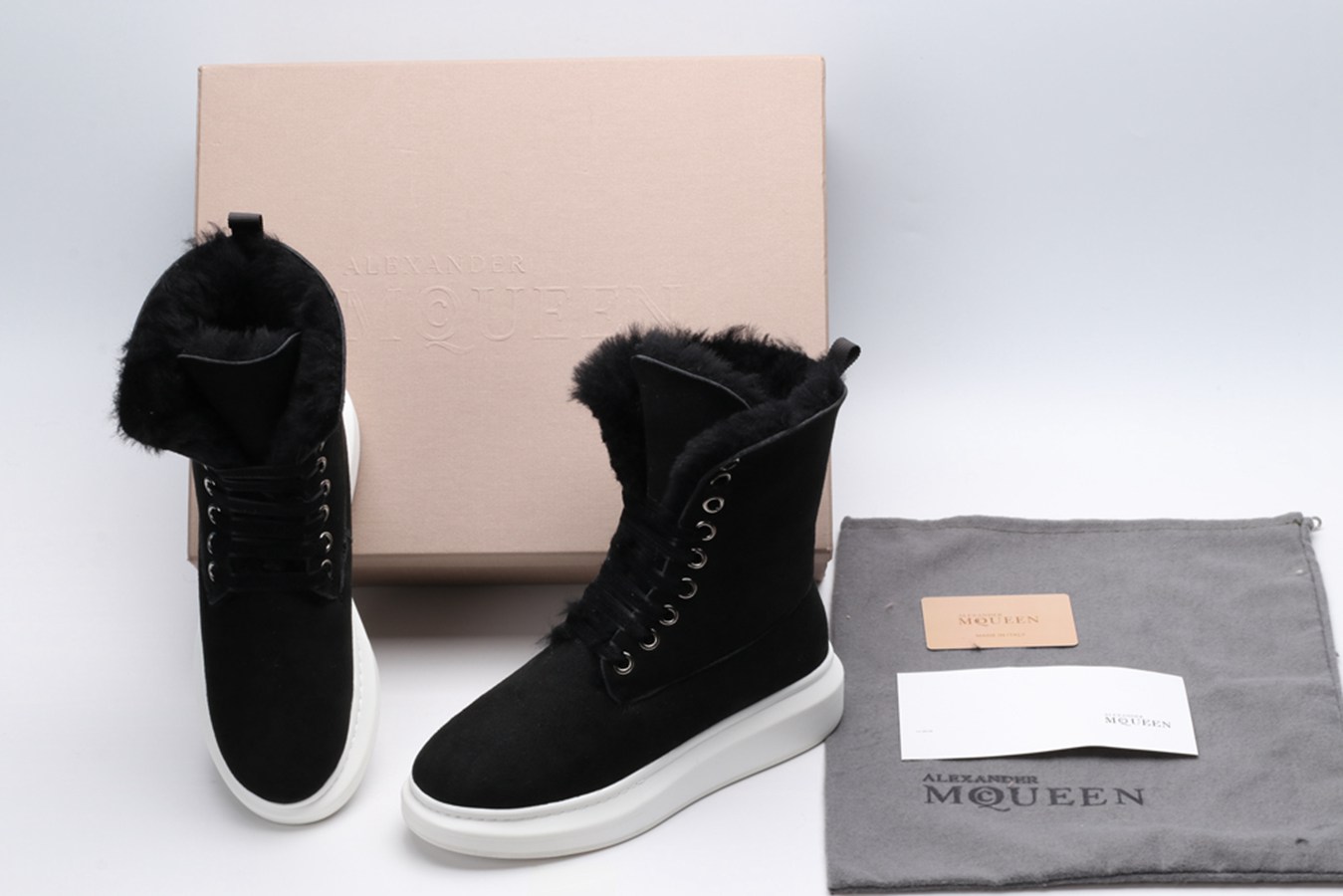 AMQ winter boots-black