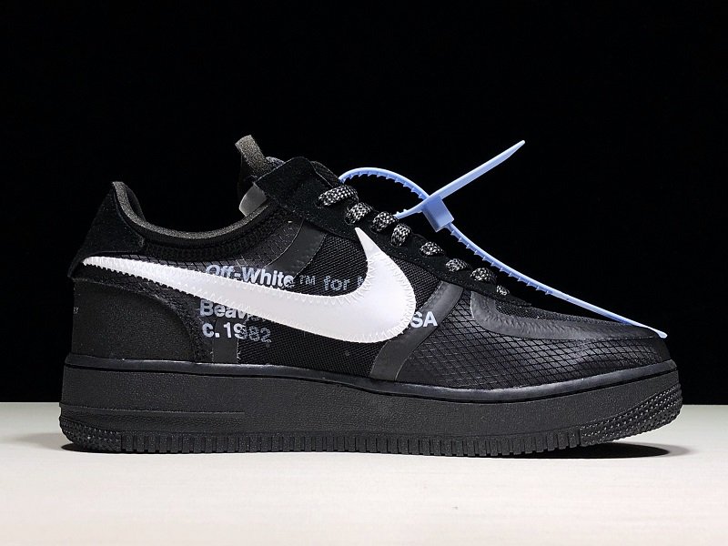 Off-White x Air Force 1 AF1 Black/White AO4606-001