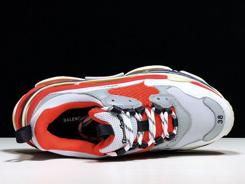 BLG Triple S 17FW  Grey Red