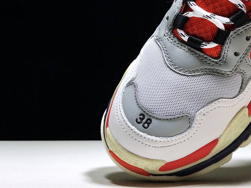 BLG Triple S 17FW  Grey Red