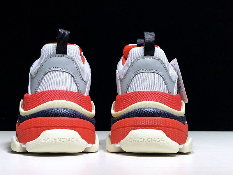BLG Triple S 17FW  Grey Red