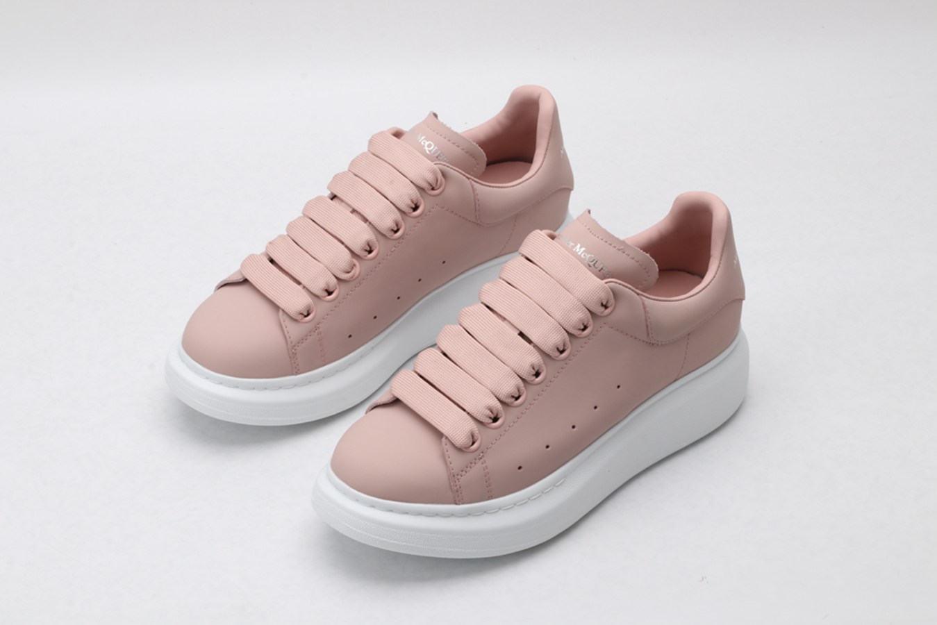 AMQ rose oversized sneakers