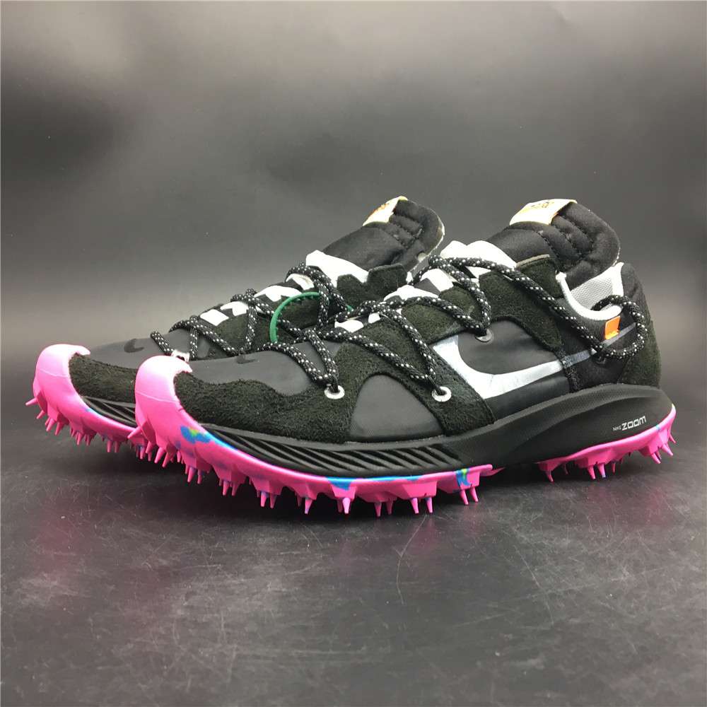 OFF-WHITE x Nike Zoom Terra Kiger 5  Black Purple  CD8179-001