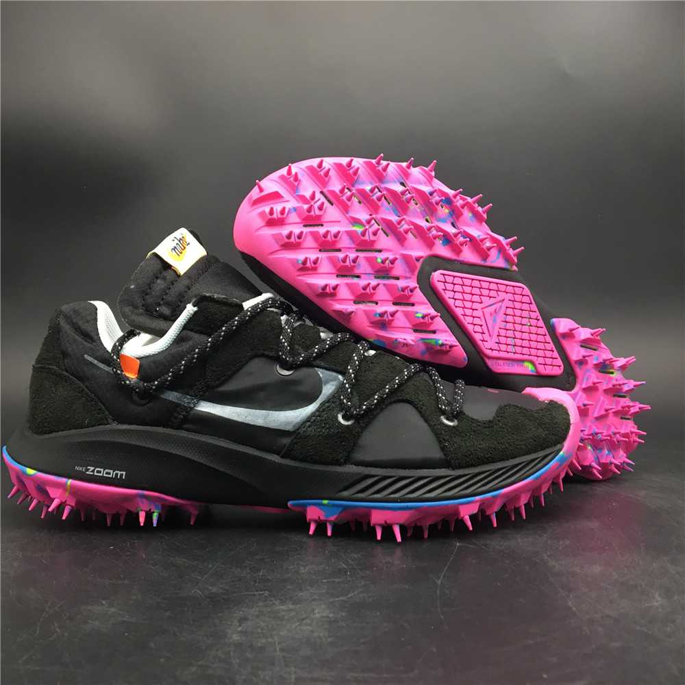 OFF-WHITE x Nike Zoom Terra Kiger 5  Black Purple  CD8179-001