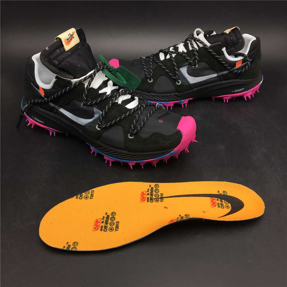 OFF-WHITE x Nike Zoom Terra Kiger 5  Black Purple  CD8179-001