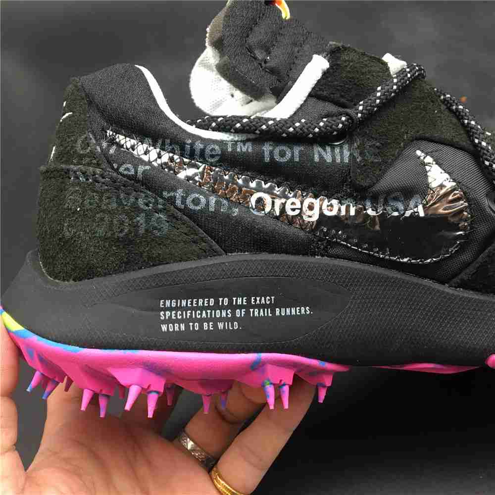 OFF-WHITE x Nike Zoom Terra Kiger 5  Black Purple  CD8179-001